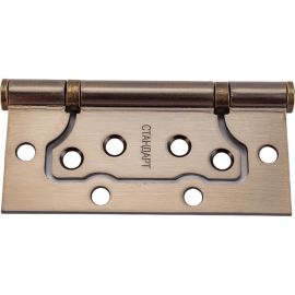 Накладная петля без врезки Стандарт 2BB AB (100х75х2.5 мм; бронза; 1 шт) 7104 