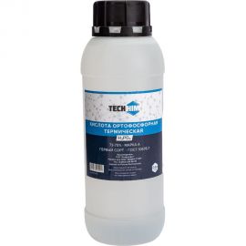 Кислота ортофосфорная пищевая 0.5 л, 72-75%, класс А TECHHIM TH-KIOR-500 