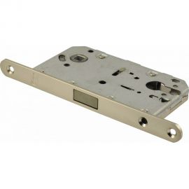 Замок под цилиндр магнитный матовый никель Вантаж MC85SN 