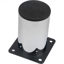 Ножка Tech-Krep металл, круглая, нерегулируемая, D50x80 мм, хром - накл. 148577 