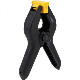 Пружинный зажим (клещеобразная струбцина) DELI dl110004 100 мм, рабочий ход 30 мм, максимальное усилие 120 Н 114777 