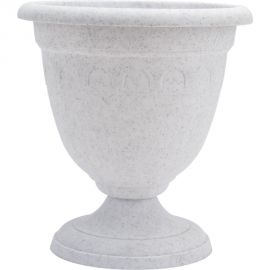 Высокий вазон Martika Колывань 0.8 л, диаметр 14 см, мрамор С132М 