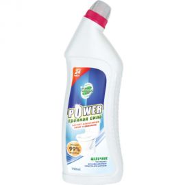 Средство для унитазов MR.GREEN POWER тройная сила, щелочное, 750 мл ПНД 70622 