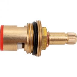 Керамическая кран-букса Профсан ПСМ 1/2"", 24 шлица удлиненная 2 резьбы PSM-1292-24 