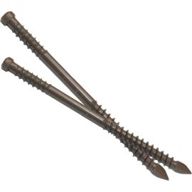 Саморез для террасной доски Гвозdeck потайной, 5,0х60 окрашенный, Torx 15, 500 шт. 20635060ECTXWG1 