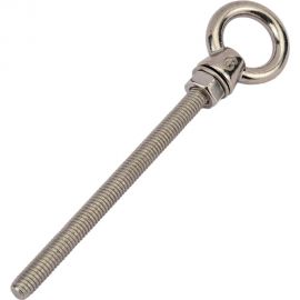 Нержавеющий рым-болт KREPFIELD М6x80, ART 8267, А4, 6 шт. 8267А4РЫМБОЛТМ6X80-6 