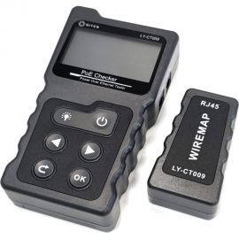 Тестер кабеля 5Bites UTP, STP, TEL, POE, TDR, LCD, FLASH LY-CT009 