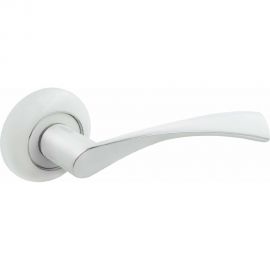 Комплект ручек Аллюр ОСКАР W/CP 13112 (белый; хром) 12446 