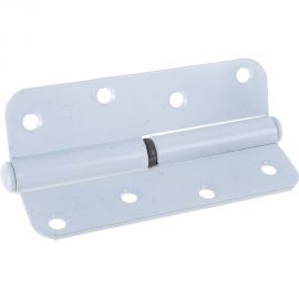 Накладная петля Россия ПН-110 стальная цвет белый правая 110 мм 37651-110R 