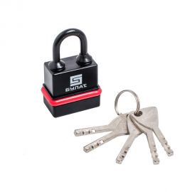 Навесной замок БУЛАТ ВС 3-Н45 ПЛ (всепогодный; 5 ключей; 6 мм) 13981 