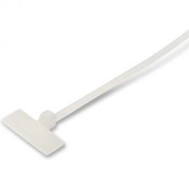 Нейлоновая стяжка Hyperline GTK-110MC безгал., 110x2.5 мм, полиамид 6.6, -40C - +85C, 100 штук 16067 