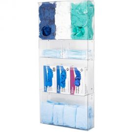 Органайзер для одноразовых СИЗ Evdar настенный, 3 упаковки перчаток, 3 вида СИЗ, маски, пакеты O34020 