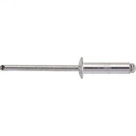 Заклёпка вытяжная алюминий/оцинкованная сталь (140 шт; 4х16 мм) Качественный КРЕПЕЖ 0200697 КЧ 