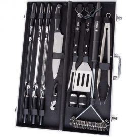 Набор для гриля Forester 14 предметов в алюминиевом кейсе BBQ-14 