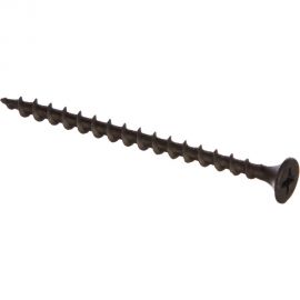 Саморез Качественный Крепеж 3,5х55 потай, крупная резьба, оксид 230 шт 0500371 КЧ 