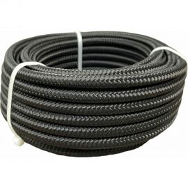 Капроновый фал truEnergy 8 мм, черный, шайба 20 м 12281 