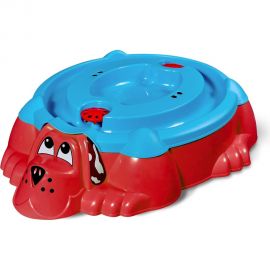 Песочница с крышкой Sheffilton KIDS Собачка 432 красная/голубая П-376 П-376 7 