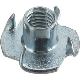 Врезная гайка крепежная техника din 1624, м6, 400 шт., цинк 497298 БК 