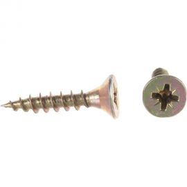 Шуруп крепежная техника жёлтый цинк 800 шт 431378 БК 