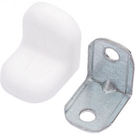 Крепежный уголок с пластиковой крышкой Tech-Krep 20x20 белый 4 шт. пакет 147866 