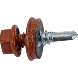 Самосверлящий винт HARDWEX ТМ HWX7-W-P9-5.5x19 мм, св.№3, RAL 8004, 250 шт. 5190000023705 