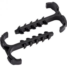 Дюбель-хомут IEK т-образный, 4-12 мм, нейлон, черный, 100 шт. UDH11-04-12-100-K02 