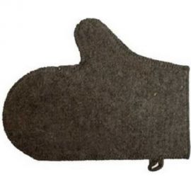 Банная рукавица Никитинская мануфактура серая ХВ5403 