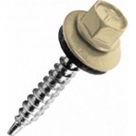 Кровельный саморез Kenner 4,8х70 RAL1014 слоновая кость 100шт ск701014ф 