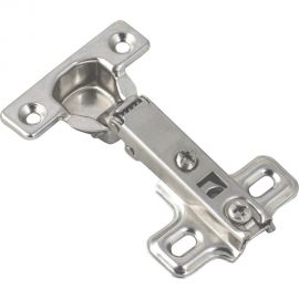 Мебельная петля для накладных дверей в сборе с пластиной под шуруп Левша O26 Н=0 (2 шт.) У8-3659 