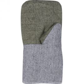 Рабочие рукавицы TDM Полюс, брезентовый наладонник, серые, 1 пара, SQ1016-0517 