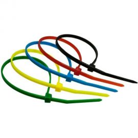 Стяжка SUPRLAN нейлоновая, 2,5x150 мм, 5 цветов, 100 шт. 06-1015 