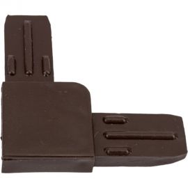 Уголок для москитной сетки ООО ""Полимер-Фарм"" 25 мм, 4 шт., коричневый 04687202902941 