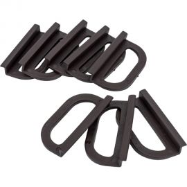 Ручка для москитной сетки ООО ""Полимер-Фарм"" коричневая, комплект из 8 штук 4687202902989 