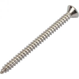 Нержавеющий саморез с потайной головкой KREPFIELD 4,2x50 мм, DIN 7982, А2, крестообразный шлиц PH, 40 шт. 7982А2САМОРЕЗ4.2X50-40 