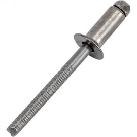 Вытяжная нержавеющая заклепка с потайным бортиком KREPFIELD 5x12 мм, ISO 15984, А2, 50 шт. 15984ЗАКЛЕПКА5Х12А2-50 