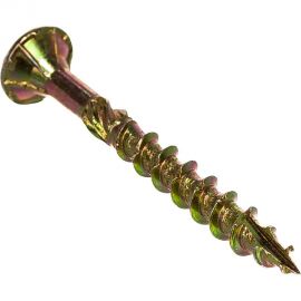 Саморез по дереву HIMTEX проф. желт. потай Torx 25 5x45 200 шт. 05045Fh 