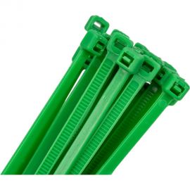 Кабельный хомут duwi нейлон, 250x3,6 мм, зеленый, 25 шт. 30240 7 