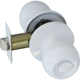 Межкомнатная защелка НОРА-М ЕСО бел. ЗШ-03-Э фикс. 5316 