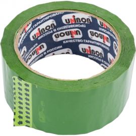 Упаковочная клейкая лента UNIBOB 600 зеленая 48 мм х 66 м 214932 