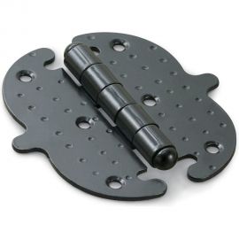 Универсальная петля Tech-Krep накладная фигурная FRS1-110 мат. черн 1 шт. 148231 