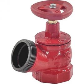 Пожарный клапан Апогей КПЧ 65-1 чугунный, 125 град., муфта-цапка, ВР/НР 110025 