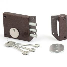 Накладной замок ЗЕНИТ ЗН-4-1 медь 19918 