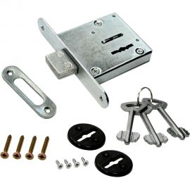 Врезной сувальдный замок с плоским засовом Левша ЗВ8-6 У4-4100 