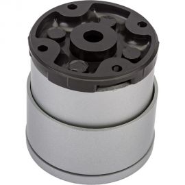 Ножка Tech-Krep пластик, круглая, регулируемая, сверху, D50x60 мм, матовый хром - накл. 148561 