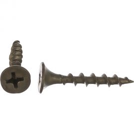 Саморез Качественный Крепеж 3,5х25 потай, крупная резьба, оксид 250 шт 0200359 КЧ 