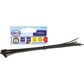 Пластиковая стяжка хомут Alca 2,5x200 мм, 100 шт. 613200 