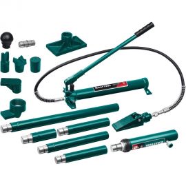 Гидравлический набор для правки кузова KRAFTOOL 10 т, в пластиковом кейсе 43435-10 