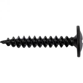 Саморез с прессшайбой КРЕП-КОМП острый, чёрный, фосфат, 4,2х25, 800 шт. пшоч25ф 