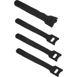 Хомут для кабеля Cabeus липучка с мягкой застежкой, 150x14 мм, черный, 10 шт. CLAMP-150-BK 