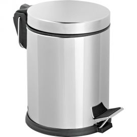 Стальная урна PRIMANOVA с педалью, 12 л, h=35.5 см, D=24.5 см D-20591 